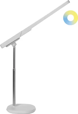 Produktbild von BELIANI LED-Schreibtischlampe Weiß Dimmbar Verstellbarer Arm 3 Farbtemperaturmodi Modern Büro Homeoffice Schreibtischleuchte Arbeitsleuchte