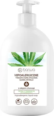 Obrázek produktu pro Barwa Hipoalergiczne Mydło w płynie z olejem z konopi, 500 ml