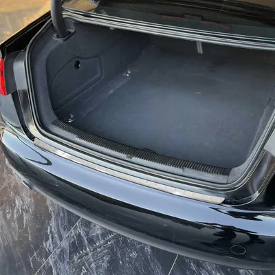 Image de Protection seuil de pare-chocs pour Audi A6 C7 2011-2018 Berline Acier Chromé
