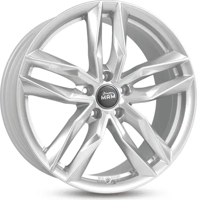 Produktbild von 18 Zoll MAM RS3 5x112 ET45 Alufelgen SILVER PAINTED
