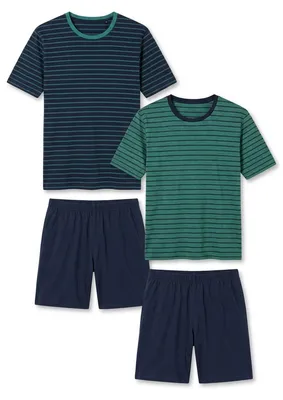 Produktbild von LE JOGGER Pyjama 4 -teilig petrol, marine Größe 60/62, KI-generiertes Bild