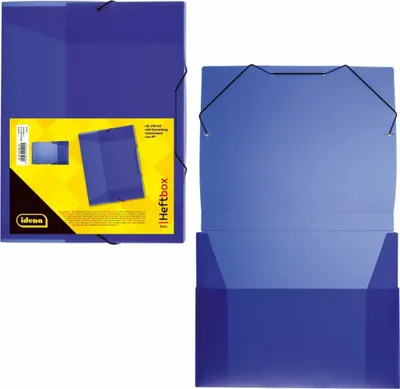 Obrázok produktu pre Box na brožúry / DIN A4 / z PP / farba: priesvitná modrá