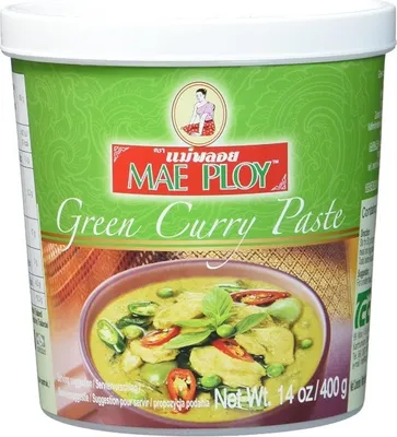 Produktbild von Mae Ploy Grüne Curry Paste 400 g