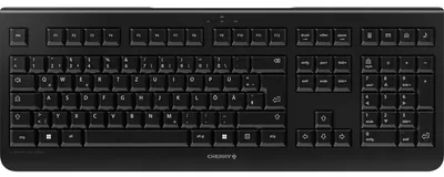 Immagine prodotto di CHERRY KW 3000 - Tastiera - silenziosa, layout full-size - senza fili - 2,4 GHz - QWERTZ - Tedesco - nero - plasticafr