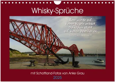 Produktbild von Whisky-Sprüche (Wandkalender 2025 DIN A4 quer), CALVENDO Monatskalender
