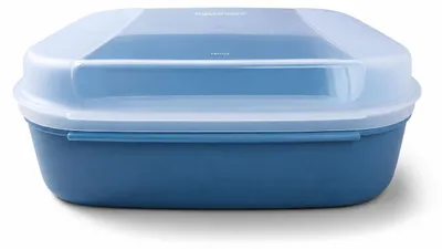 Produktbild von TUPPERWARE Naschkätzchen 1,4 L blau weiß Bellevue Dose Box Vorrat Apollo Royal