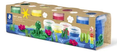Produktbild von STAEDTLER Noris junior 813 Spielknete Noris junior, Basisfarben