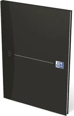 Produktbild von Notizbuch Office Smart Black A4 blanko 96 Blatt 90 g/qm Packung mit 5 Stück