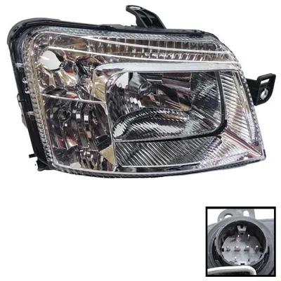 Zdjęcie produktu dla Reflektor przedni prawy Fiat Panda, regulacji | 5187576, 2009-2012, z silniczkiem, złącze 7-pin