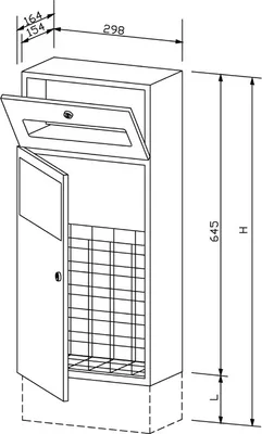 Wagner-EWAR Kombination 250Bl./11l WP511 Edelstahl für Untertischmontage Wagner Ewar GmbH 728050,728137,731050