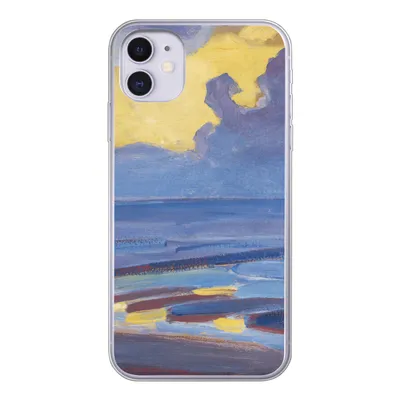 Produktbild von MuchoWow® Handyhülle Schutzhülle Hülle für iPhone 11 Am Meer - Piet Mondrian Silikon Softcase Handy Hülle - Handytasche