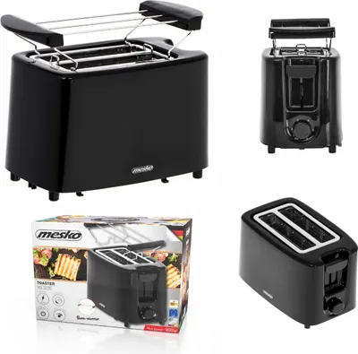Zdjęcie produktu dla Toster Mesko MS 3220, 900 W, do tostów, 6 stopni regulacji