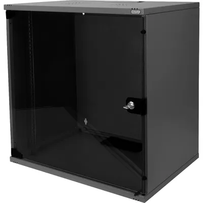 Obrázok produktu pre Digitus DN-19 12-U-S-SW, Nástenný regál, 12U, 60 kg, 22,5 kg, Čierna