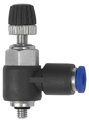 Produktbild von Riegler Drosselrückschlagventil »Blaue Serie« mini, Abluftdros., M5a. Ø 6mm