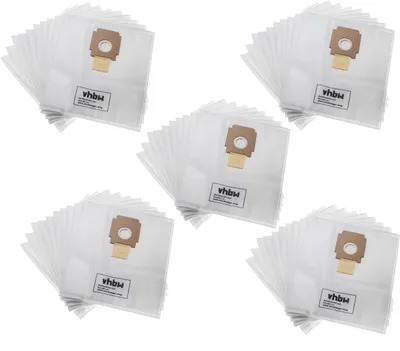 Produktbild von vhbw 50x Staubbeutel kompatibel mit Rowenta RO5030, RO5031, RO503111, RO503111410, RO506101410, RO5060, RO5061 Staubsauger - 33,3cm x 28cm Weiß