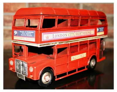 Produktbild von Spardose London Bus Bilderrahmen Deko Bus