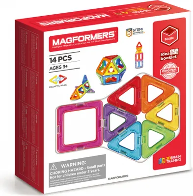 Immagine prodotto di Set di costruzioni magnetiche - Magformers 14 pezzi