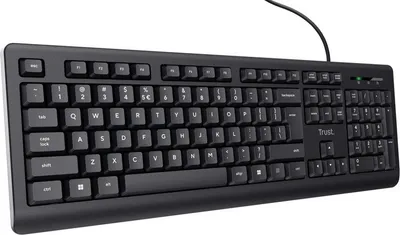 Produktbild von Trust Primo, Volle Größe (100%), Kabelgebunden, USB, Membran Key Switch, Schwarz