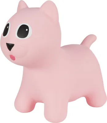 Produktbild von Tootiny rosa Katze Kätzchen aufblasbares Spielzeug zum Springen für Kinder