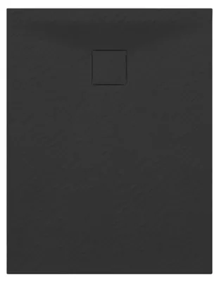 Produktbild von Granitan - Duschwanne - Duschtasse - 90x70 cm - Schwarz - Antirutsch - Steinoptik - Dusche - TEJA, KI-generiertes Bild