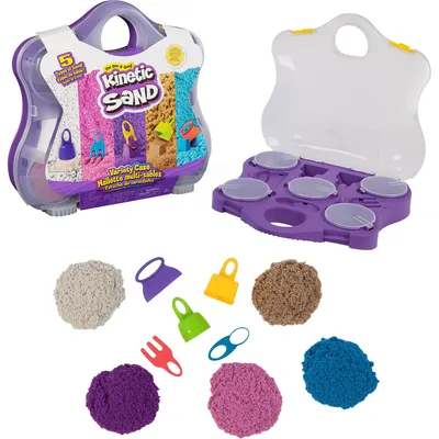 Produktbild von Spin Master Kinetic Sand - Farbspiel Koffer, Spielsand