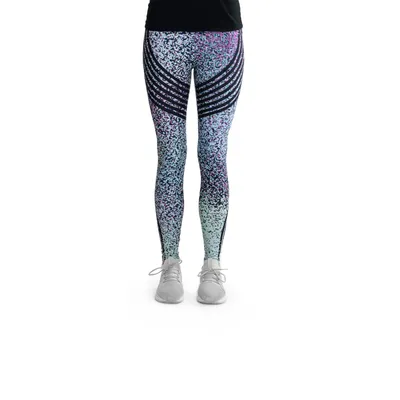 Produktbild von cosey - bedruckte bunte Leggins High Waist - Einheitsgröße - - Design Bokeh