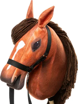 Produktbild von Hobby Pferd Skippi. Pferd auf einem Stock Bernstein