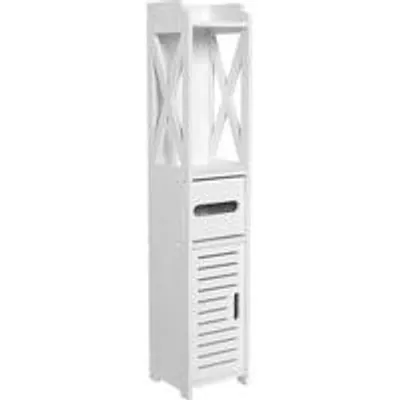 Produktbild von Badezimmereinbauschrank 15x15x80cm weiß