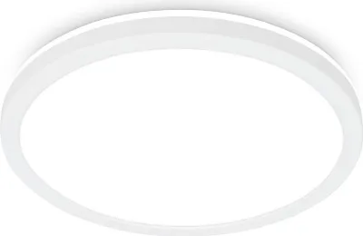 Produktbild von LED Deckenlampe Backlight, Weiß, 18 Watt, 2400lm, 4000K, Backlight-Effekt, Ø 29,5 cm – Briloner