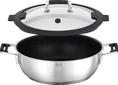 Produktbild von RÖSLE 13616 Servierpfanne SILENCE PRO Ø 28 cm ProResist mit Deckel