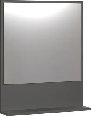 Zdjęcie produktu dla Lustro ścienne z 1 półką, szerokość 60 cm - PUREBLISS