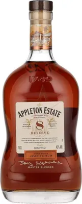 Immagine prodotto di Appleton Estate Reserve 8 Blend Rum Giamaicano 43,00 %  0,70 lt.