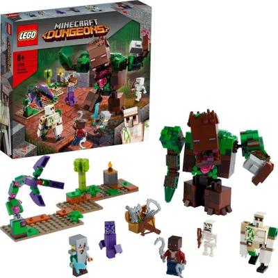 Produktbild von LEGO 21176 Minecraft Die Dschungel Ungeheuer Spielzeug, Set aus Minecraft Dungeons mit Actionfiguren