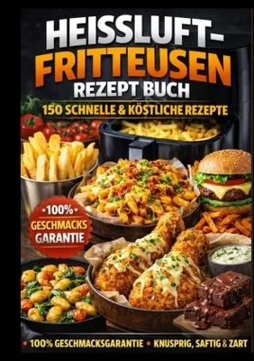 Image de Das große Airfryer Kochbuch  150 knusprige & schnelle Rezepte für die Heißluftfritteuse