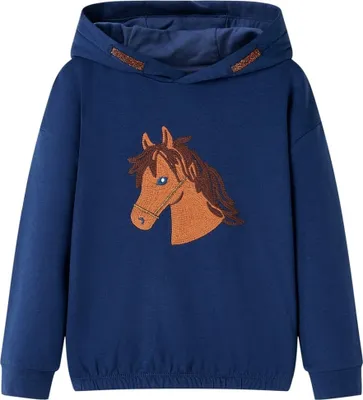 Zdjęcie produktu dla Dziecięca bluza z kapturem granatowa 104