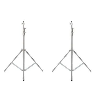 Immagine prodotto di Treppiedi fotografici, altezza regolabile 290 cm, lega leggera di alluminio, 2 treppiedi