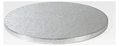 Produktbild von Runde Tortenunterlage 34 cm, Silber