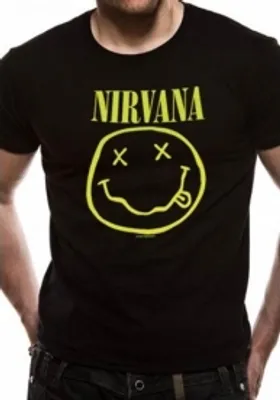 Produktbild von Nirvana Flower Sniffin (Back Print) Black S T-Shirt