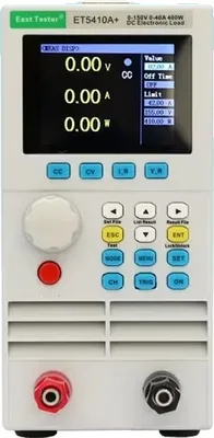 Image de Testeur de charge électrique DC, puissance 400W, tension 150V, ET5410A
