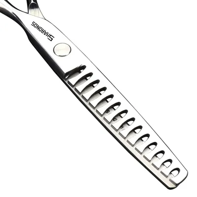 Immagine prodotto di Forbici da parrucchiere, forbici di rifinitura, lunghezza 6 pollici (15,2 cm), acciaio 440C, design ergonomico