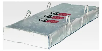 Produktbild von Big Bags | Plattenbag Asbest 1 Stück | Traglast bis 1500 kg | Schüttgutbehälter, Transportsack, Entsorgungssack | 260x125x30 cm