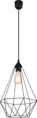 Produktbild von GLOBO 15745H1 ZACHARY Hängeleuchte Metall schwarz matt, 1x E27