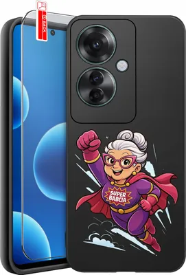 Image de Étui pour Oppo Reno11 F 5G, motifs colorés, + verre trempé 9H