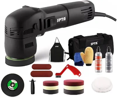 Produktbild von 15mm 80mm 760W Exzenter Poliermaschine Excenter Schleifmaschine Auto Polierer mit Polierschwamm Polierschw?mme Polierteller Tasche fš?r Auto KFZ