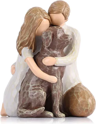 Imagen del producto de Figura decorativa de un hámster, pintada a mano, de 15 cm, ideal para amantes de los animales