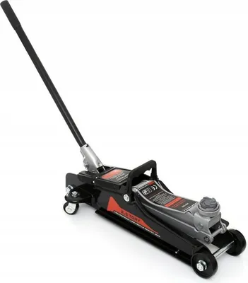Produktbild von KRAFT&DELE | Wagenheber hydraulisch, 2,5T, 135-387cm, flach für tiefergelegte Autos – Rangierwagenheber inkl. Gummiauflagen