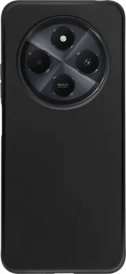 Zdjęcie produktu dla Mayaxess, ultracienkie etui ochronne dla Xiaomi Redmi 14C wykonane z miękkiego silikonu, czarne