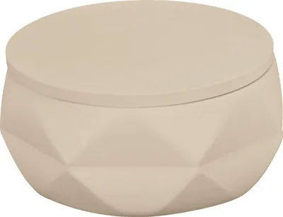 Produktbild von Kleine Wolke Wattedose CRACKLE JAR Sandbeige
