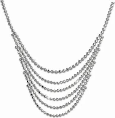 Produktbild von SilberDream Collier 47cm 925 Sterling Silber Damen Schmuck silber SDK27042J