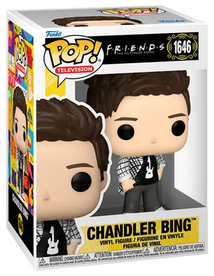 Immagine prodotto di Funko Pop! Chandler Bing - Winylowa Figurki z Serii Friends, Oficjalny Produkt